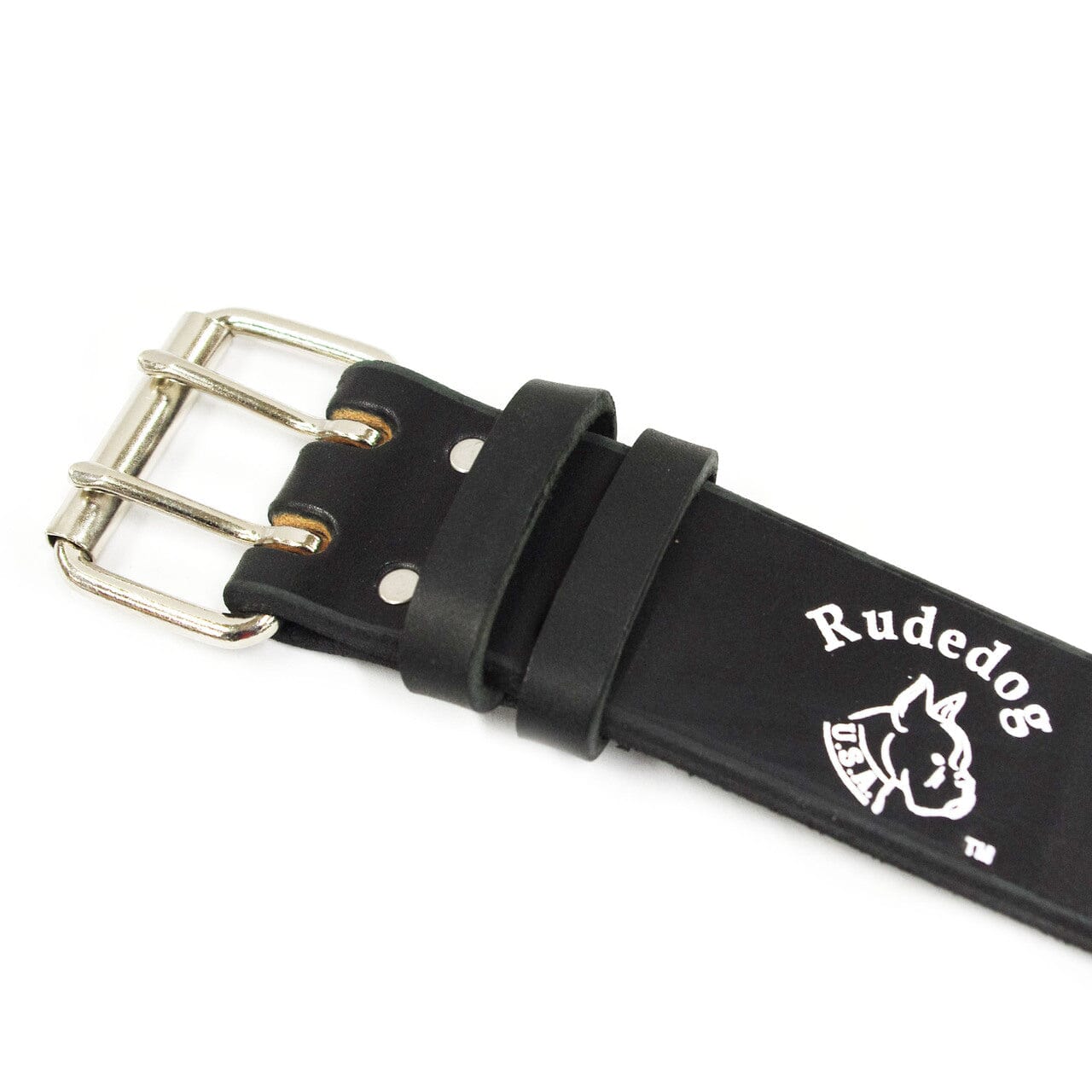 RudeDog USA 2" Leather Work Belt Ironworker Tool Belt-4
