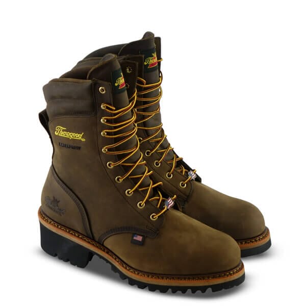 Thorogood USA Work Boots 9" Safety Toe Waterproof Studhorse Boots - 804-3555 Footwear Thorogood / Weinbrenner 