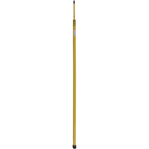 Hastings 40' Measuring Stick Fiberglass Tel-O-Pole Stick - E-40 yellow