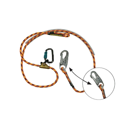 Bashlin 8' Adjustable Positioning Lanyard - 4019NX - 8 - J.L. Matthews Co., Inc.