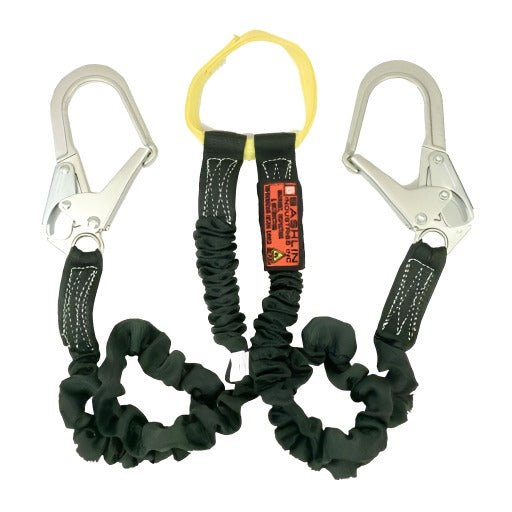 Bashlin Arc Flash 6' FR Twin Leg Lanyard Stretchable with Choker Loop - 2327 - 6HL - J.L. Matthews Co., Inc.