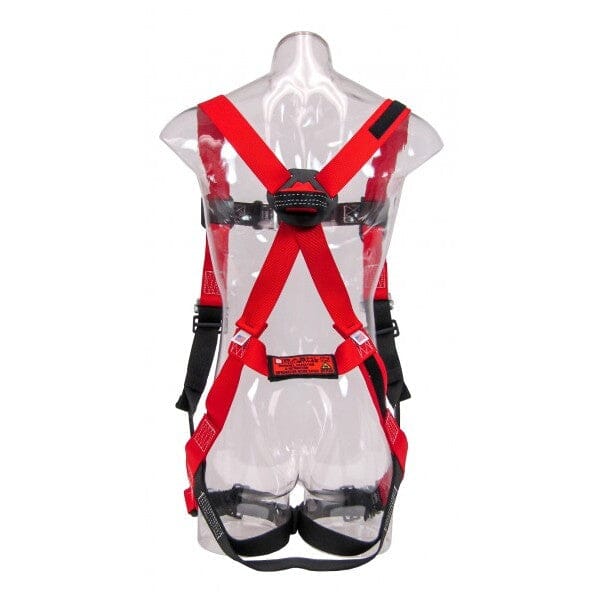 Bashlin Arc Flash Bucket Truck Harness W/ Quick Connect Buckles & Back Pad - Q662AA - J.L. Matthews Co., Inc.
