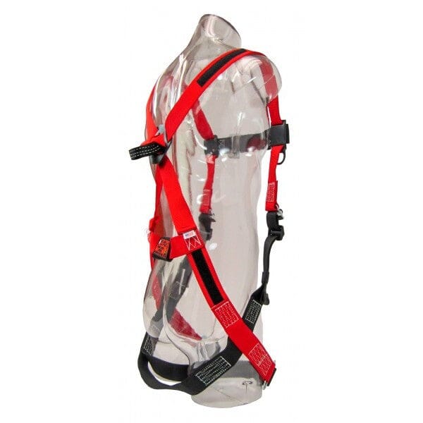 Bashlin Arc Flash Bucket Truck Harness W/ Quick Connect Buckles & Back Pad - Q662AA - J.L. Matthews Co., Inc.