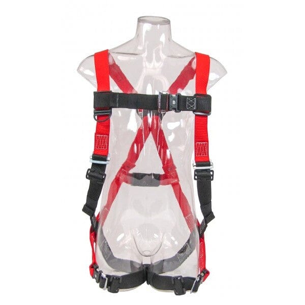 Bashlin Arc Flash Bucket Truck Harness W/ Quick Connect Buckles & Back Pad - Q662AA - J.L. Matthews Co., Inc.