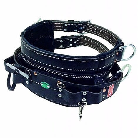 Bashlin Linemans Tool Belt 4 D - Ring Leather Tool Belt - 88GX4DCC - J.L. Matthews Co., Inc.