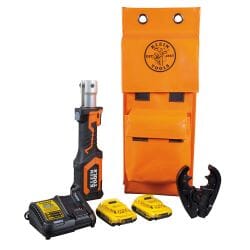 Battery-Operated Cable Crimper, O+ Die Head, 4 Ah