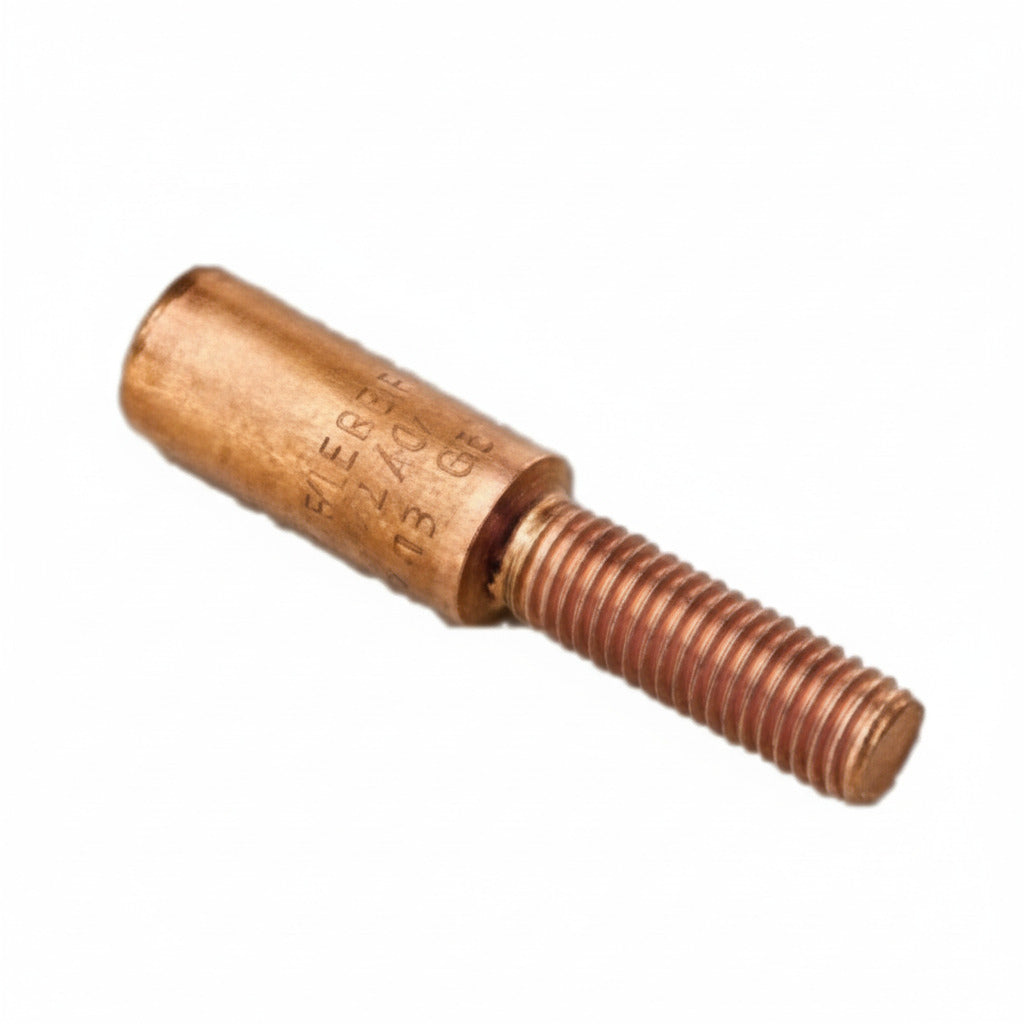 Threaded Grounding Terminal Bierer Copper Unshrouded Threaded Grounding Ferrule