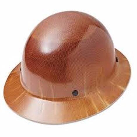 MSA SkullGard Full Brim Hard Hat with Ratchet Suspension - 475407