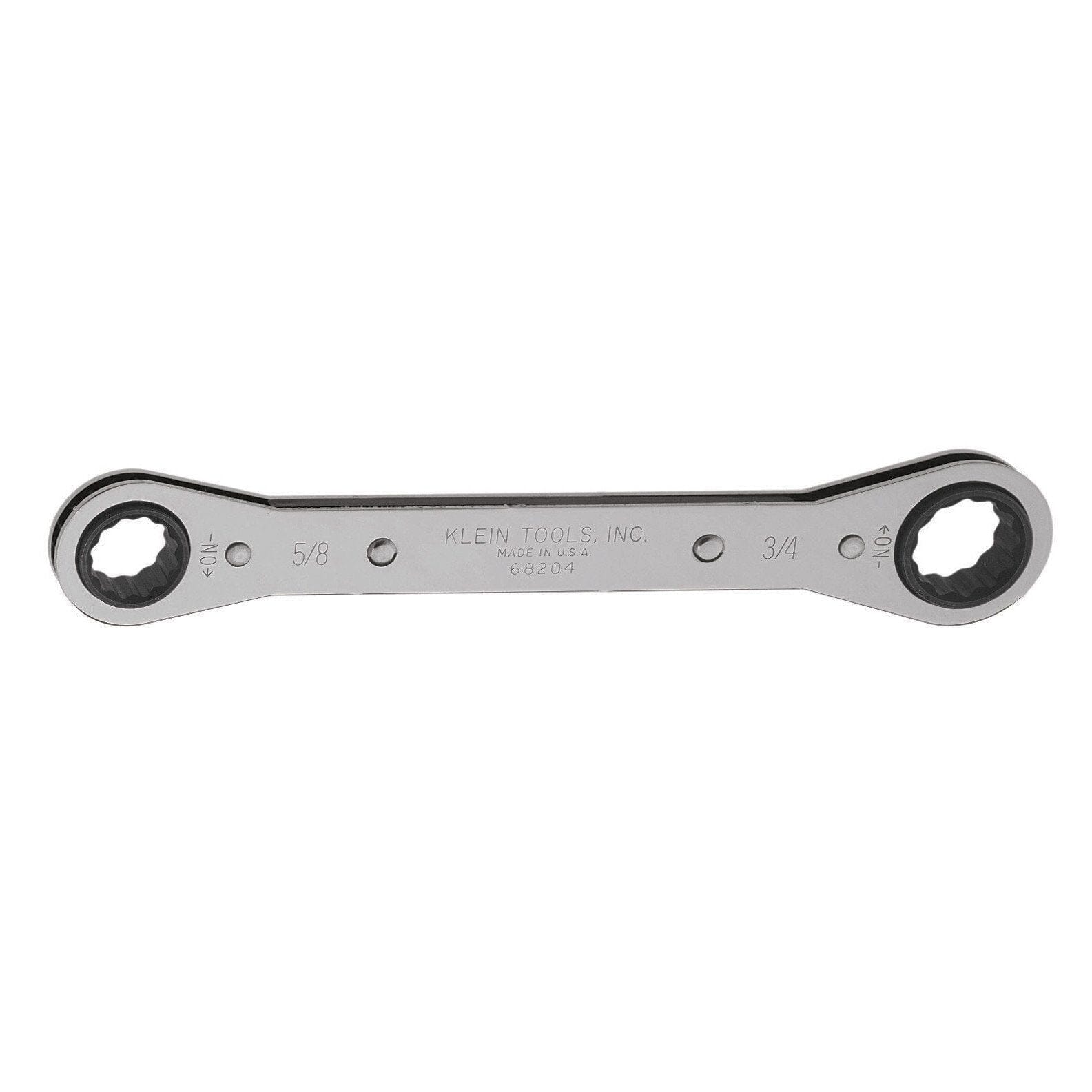 Klein Ratcheting Box Wrench 5/8 x 3/4-Inch - 68204 Wrenches Klein Tools 