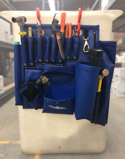 Estex Aerial Blue Tool Apron W/ Magnet - 1829 - WDE - J.L. Matthews Co., Inc.