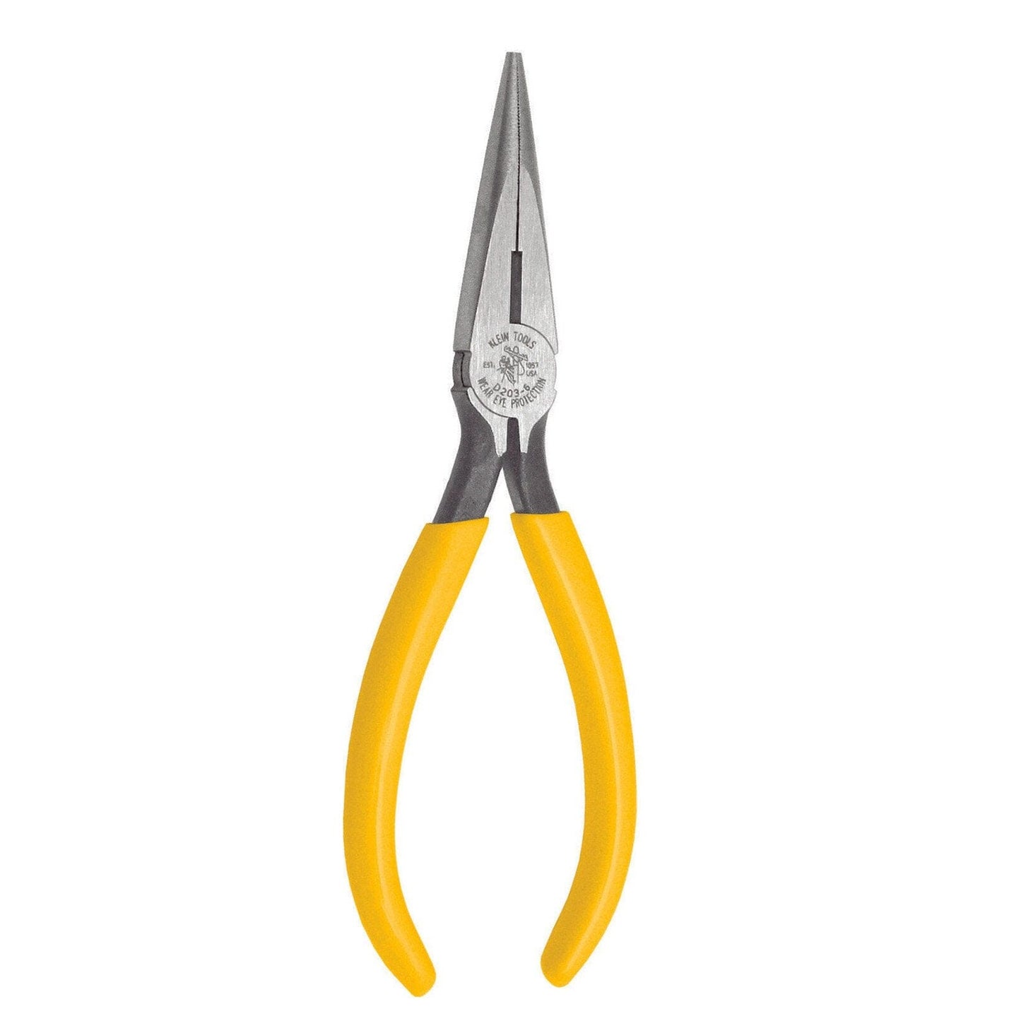 Klein Pliers, Long Nose Side-Cutters with Spring, 7-Inch - D203-7C Pliers Klein Tools 