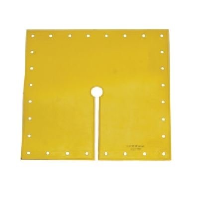 Hastings Class 2 Rubber Blanket 36x36 Solid/Slotted - 6020/6020 - 1 - J.L. Matthews Co., Inc.