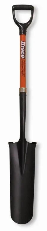 Hisco Sharp Shooter Shovel Fiberglass Drain Spade - HISS16D - J.L. Matthews Co., Inc.