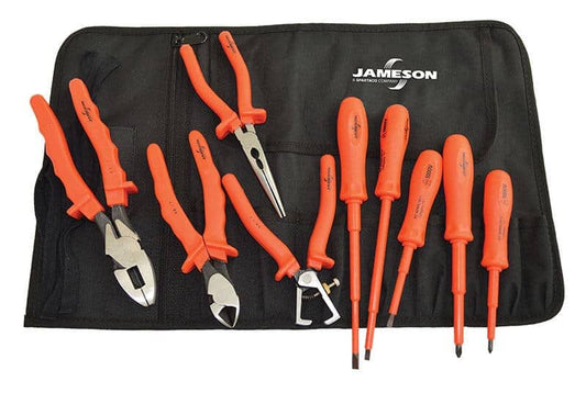Jameson Insulated Basic Electrician’s Kit 9 - Pieces - JT - KT - 00001 - J.L. Matthews Co., Inc.