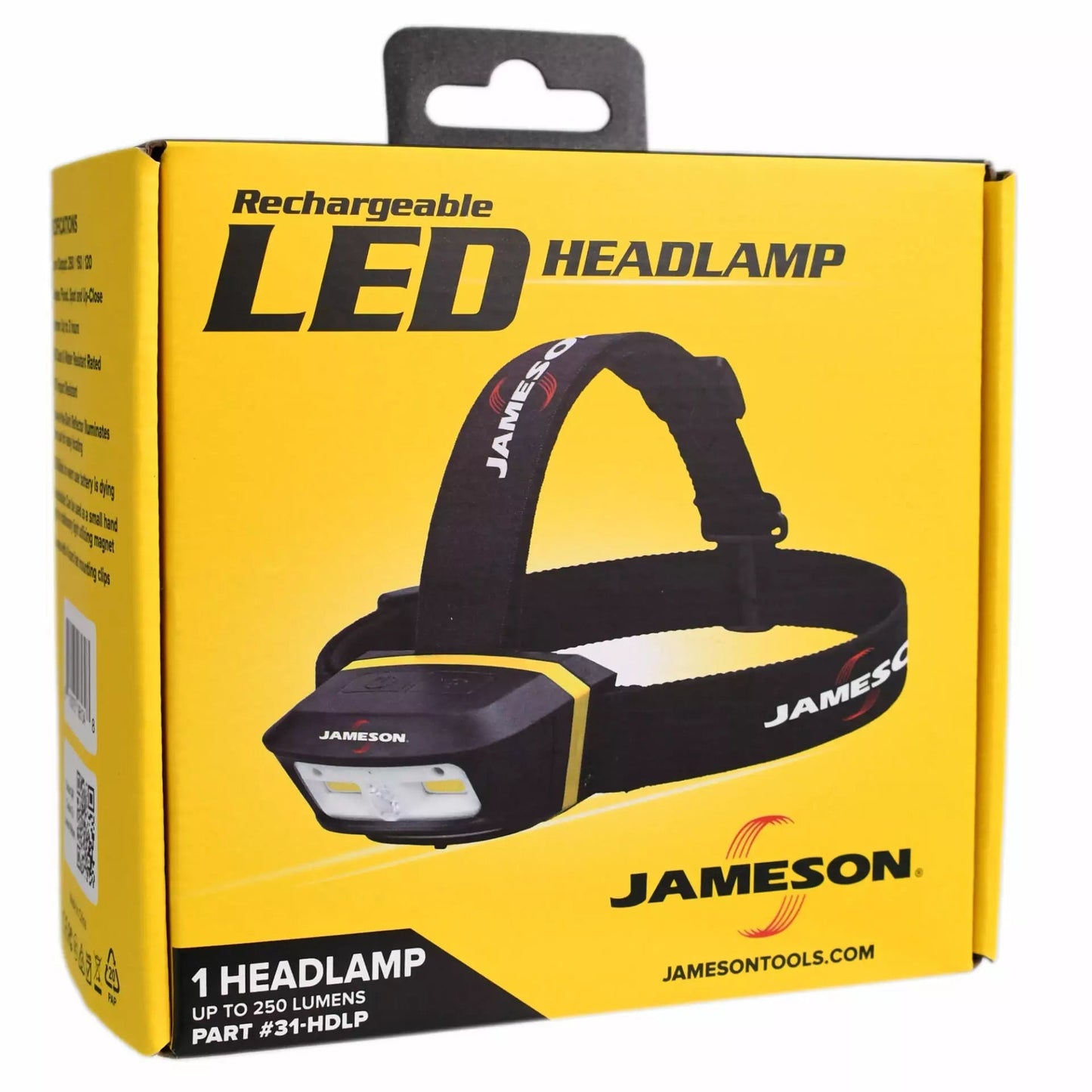 Jameson Rechargeable LED Headlamp - 31 - HDLP - J.L. Matthews Co., Inc.