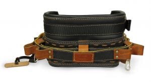 Jelco Linemans Belt 4 D - Ring with Quick Connect Top Buckle