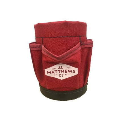 J.L. Matthews Canvas Ditty Bag - Red