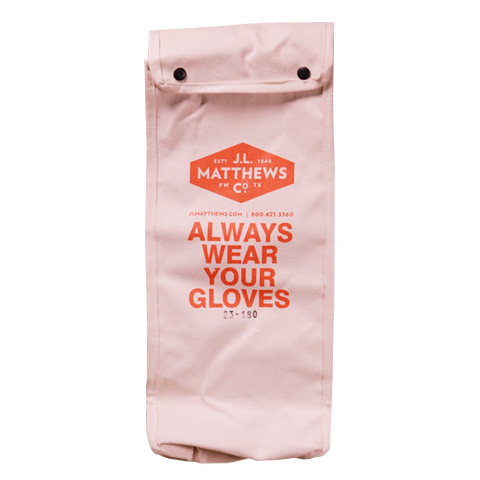 J.L. Matthews 19" Canvas Glove Bag 23180 J.L. Matthews Co., Inc.