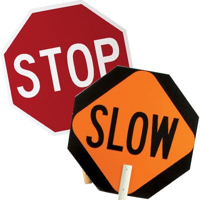 J.L. Matthews Stop/Slow Paddle 24" - FLH2472 - EG - J.L. Matthews Co., Inc.