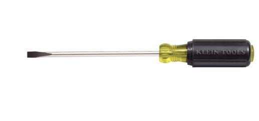 Klein 1/4 - Inch Cabinet Screwdriver w/10" Cushion - grip Shank - 605 - 10 - J.L. Matthews Co., Inc.