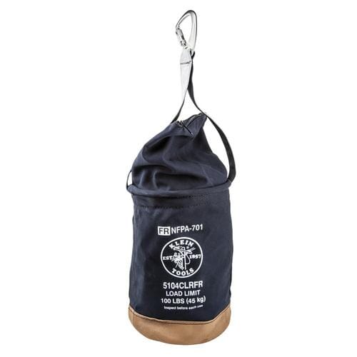 Klein Flame Retardant Top Closing Canvas Bucket - 5104CLRFR - J.L. Matthews Co., Inc.