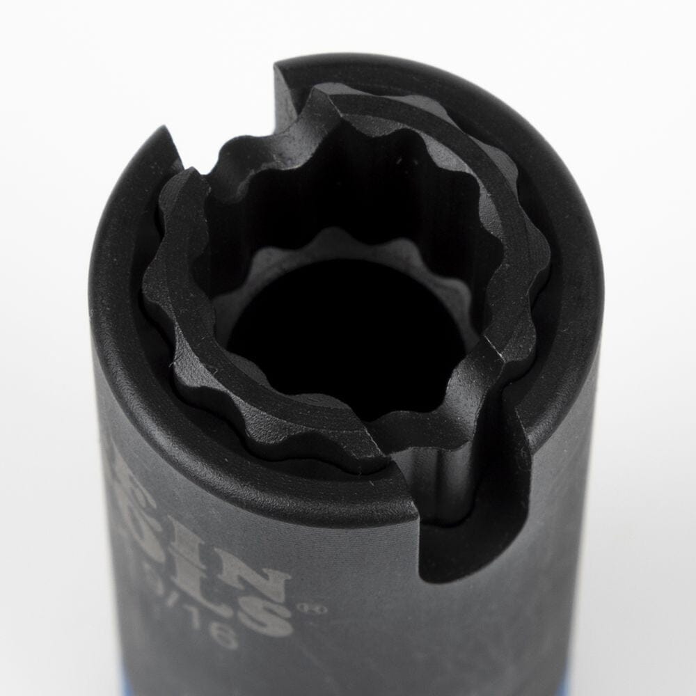 Klein 3 - in - 1 Slotted Impact 12 - Point Socket - 66031 - J.L. Matthews Co., Inc.