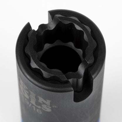 Klein 3 - in - 1 Slotted Impact 12 - Point Socket - 66031 - J.L. Matthews Co., Inc.