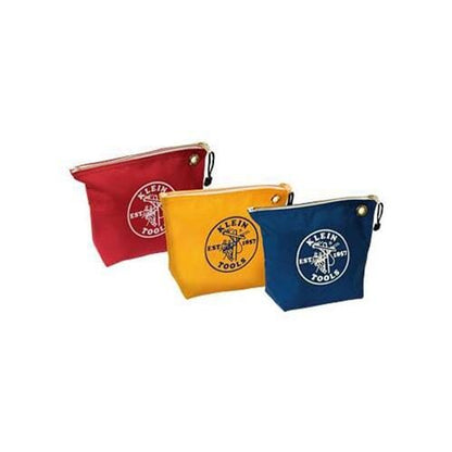 Klein 3-Pack Assorted Tool Pouches Canvas Zipper Bags-5539CPAK