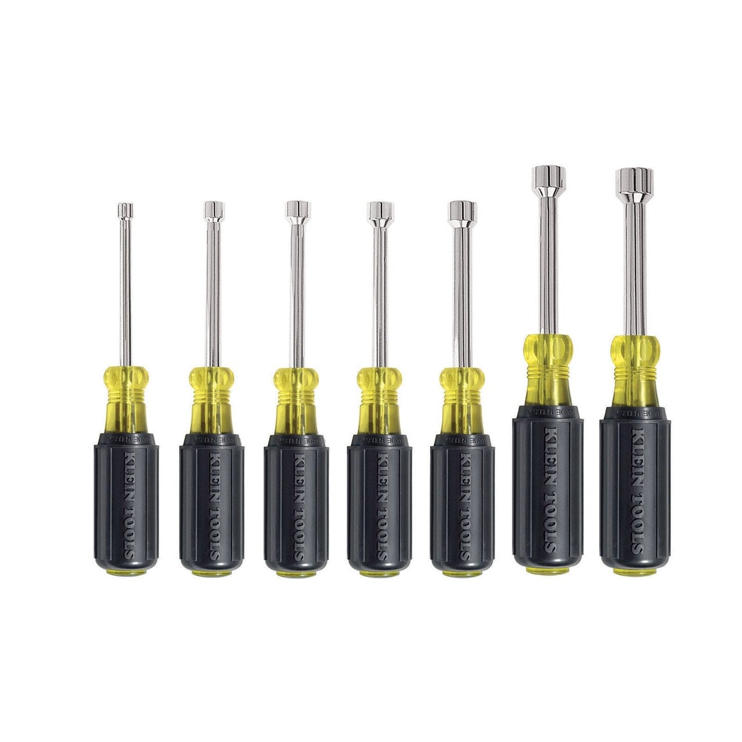 Klein 7-Piece Nut Driver Set Linemen Driver Tool Kit - 631