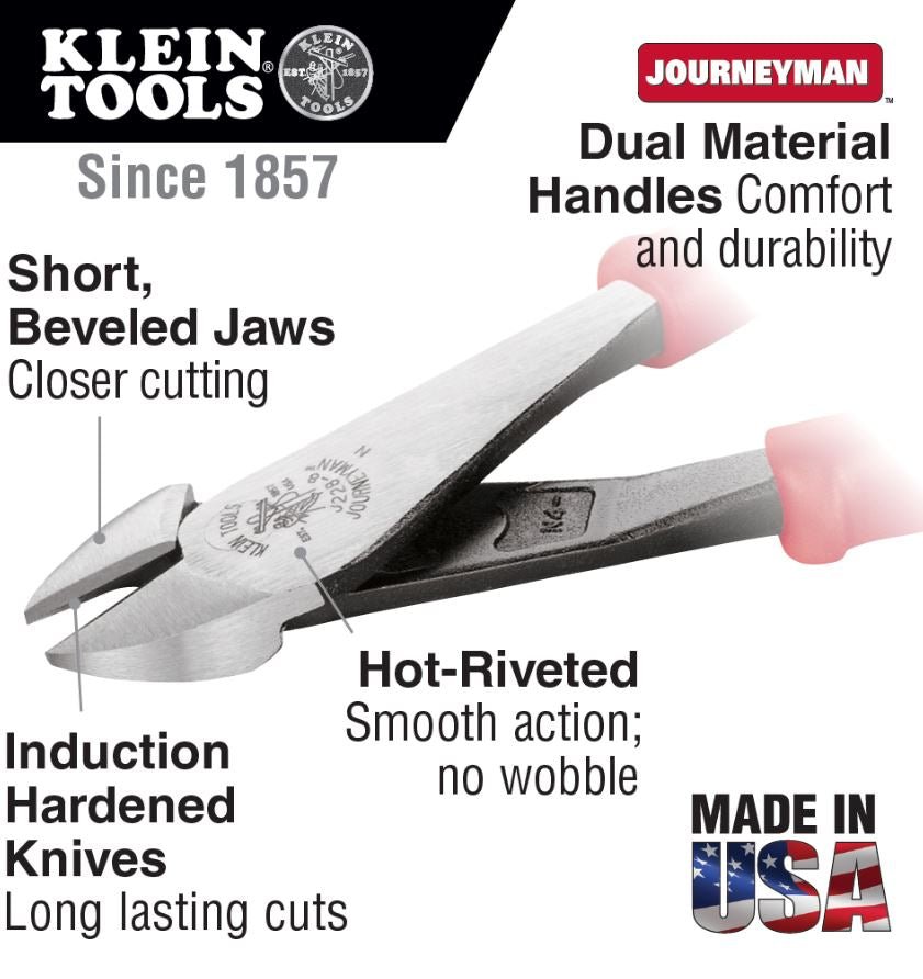 Klein Pliers Heavy - Duty Diagonal - Cutters