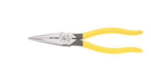 Klein Long - Nose Pliers w/Stripper - D203 - 8N - J.L. Matthews Co., Inc.