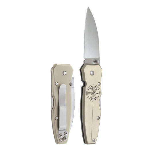 Klein Lightweight Lockback Knife 2 - 1/2'' Drop - Point Blade - 44001 - J.L. Matthews Co., Inc.