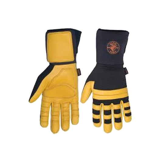 Klein Lineman Work Gloves Leather Hand Protection - 4008