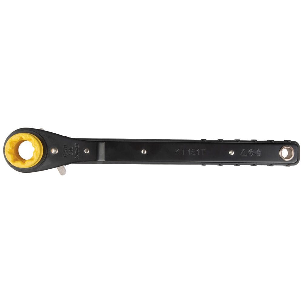Klein Lineman's Wrench 4 in 1 Ratcheting Wrench Tool - KT151T - J.L. Matthews Co., Inc.