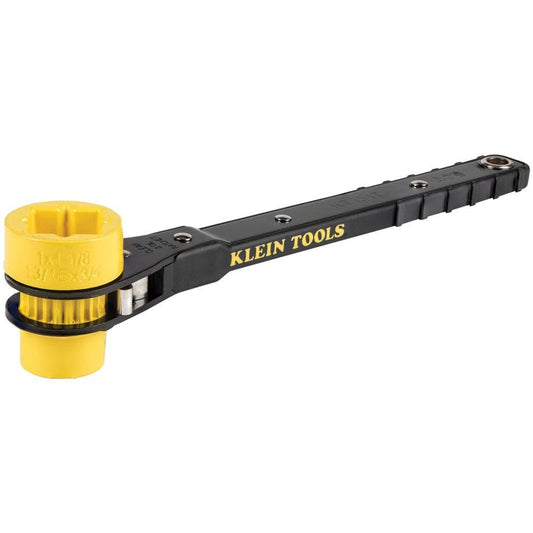 Klein Lineman's Wrench 4 in 1 Ratcheting Wrench Tool - KT151T - J.L. Matthews Co., Inc.