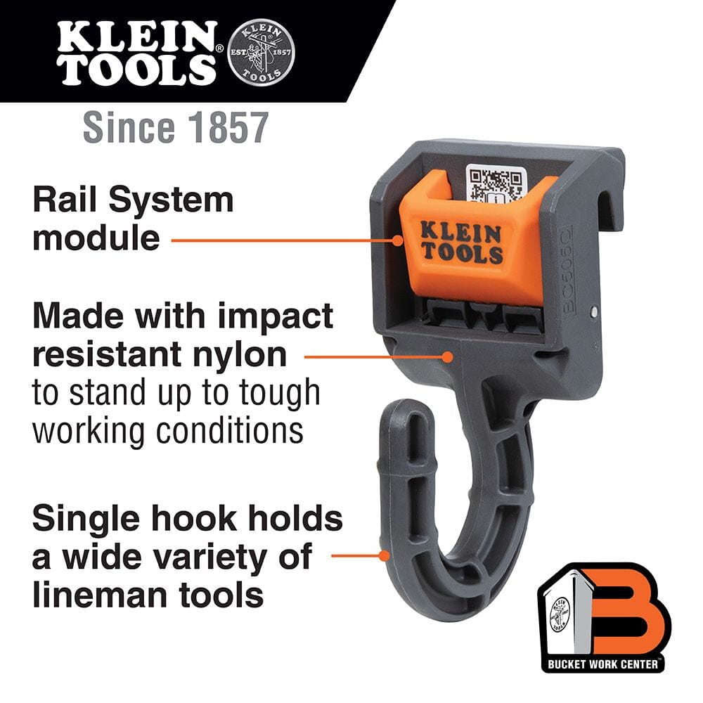 Klein Open Hook Module, Rail System - BC505C - J.L. Matthews Co., Inc.