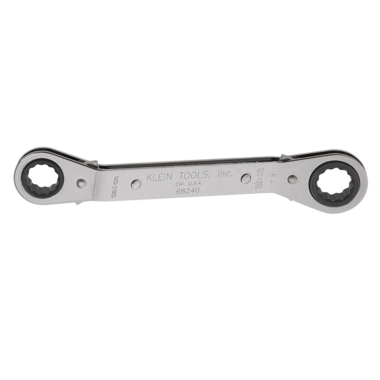 Klein Fully Reversible Ratcheting Offset Box Wrench