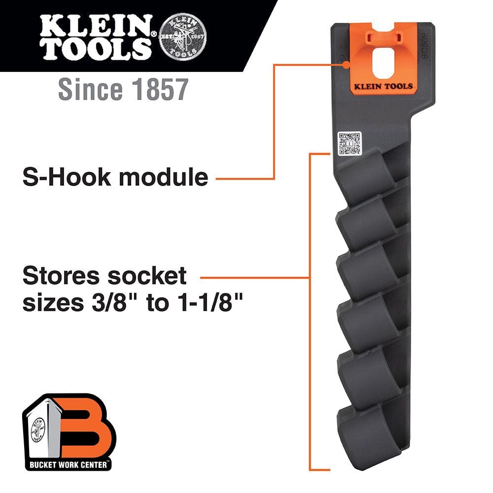 Klein Socket Storage Module S - Hook Socket Bucket - BC509S - J.L. Matthews Co., Inc.