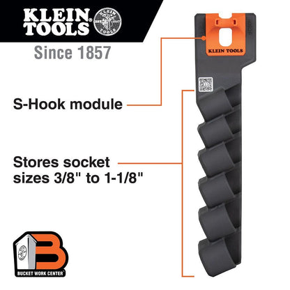 Klein Socket Storage Module S - Hook Socket Bucket - BC509S - J.L. Matthews Co., Inc.