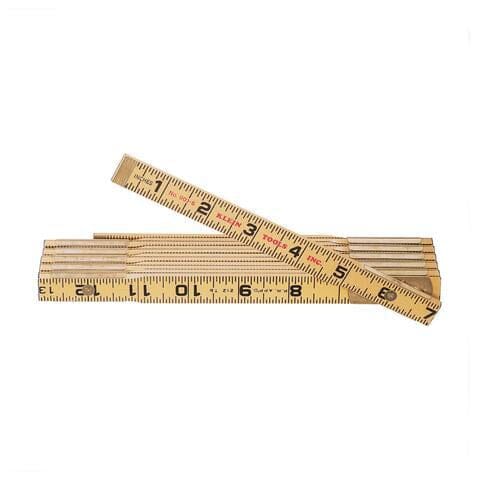 Klein Wood Folding Ruler - Outside Reading - 901 - 6 - J.L. Matthews Co., Inc.