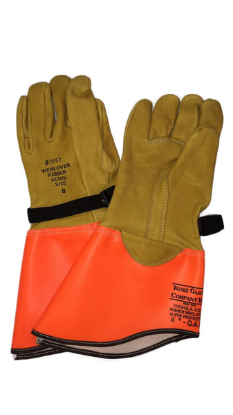 Rubber Glove 1mm  Ｍサイズ kunz-buck-tan-cowhide-glove-