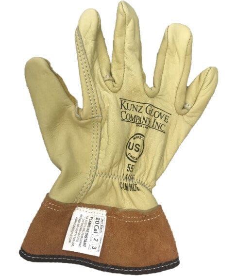 Kunz Cuff Cowhide Drivers Gauntlet Gloves - 552 - J.L. Matthews Co., Inc.