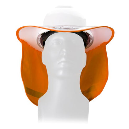Snap Brim Sun Shield Arc Flash Hard Hat Full Brim Universal Fits