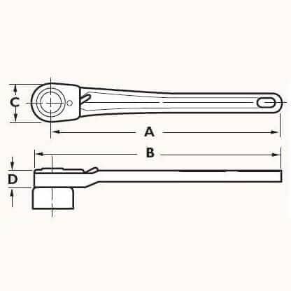Lowell Triple Square Distribution Wrench - 151T - J.L. Matthews Co., Inc.