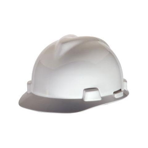 MSA V - Gard Hard Hat with Ratchet Suspension - 475358/475360 - J.L. Matthews Co., Inc.