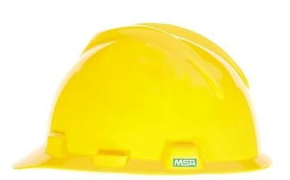 MSA V - Gard Hard Hat with Ratchet Suspension - 475358/475360 - J.L. Matthews Co., Inc.