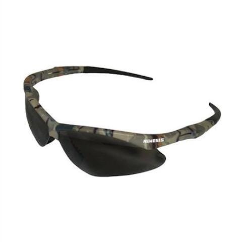 Nemesis Safety Glasses Camo Frame w/Smoke & Anti - Fog Lens - 3020707 - J.L. Matthews Co., Inc.