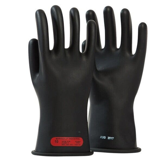 OEL 11" Rubber Gloves Insulating Low Voltage Glove - IRG-0-11-B/R