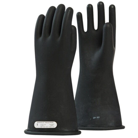 OEL 14" Class 1 Rubber Glove Insulating Hand Gloves  - IRG-1-14-B