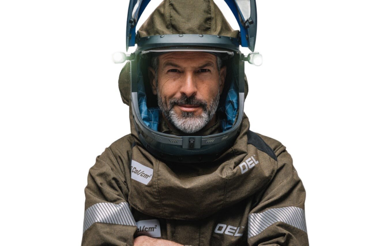 OEL 40 Cal Lineman Black Series Arc Flash Clothing Coverall Kit 